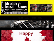 Tablet Screenshot of melodymusic.ca